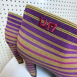 United Nude striped multicolour ankle boots